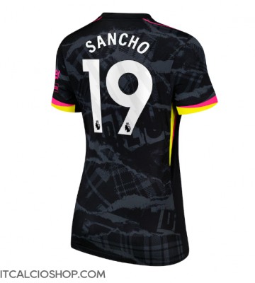 Chelsea Jadon Sancho #19 Terza Maglia Femmina 2024-25 Manica Corta